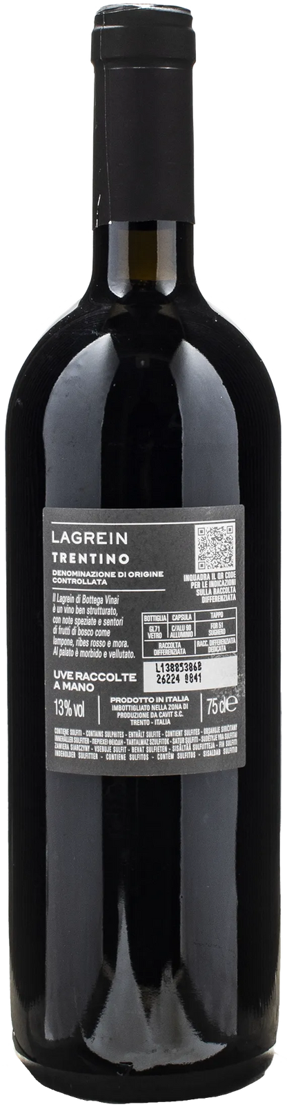 Bottega Vinai Lagrein Trentino 2022
