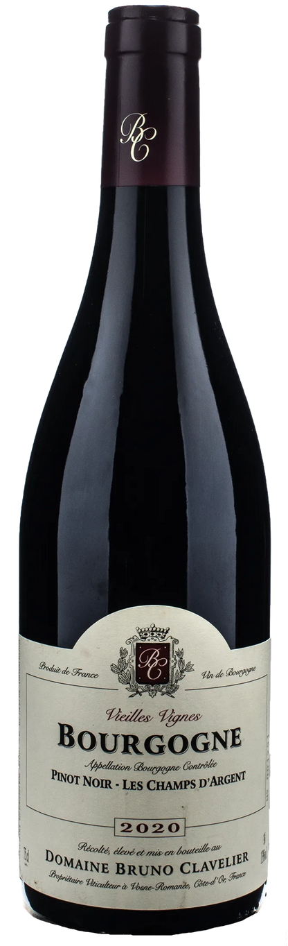 Bruno Clavelier Bourgogne Pinot Noir Les Champs d'Argent 2020