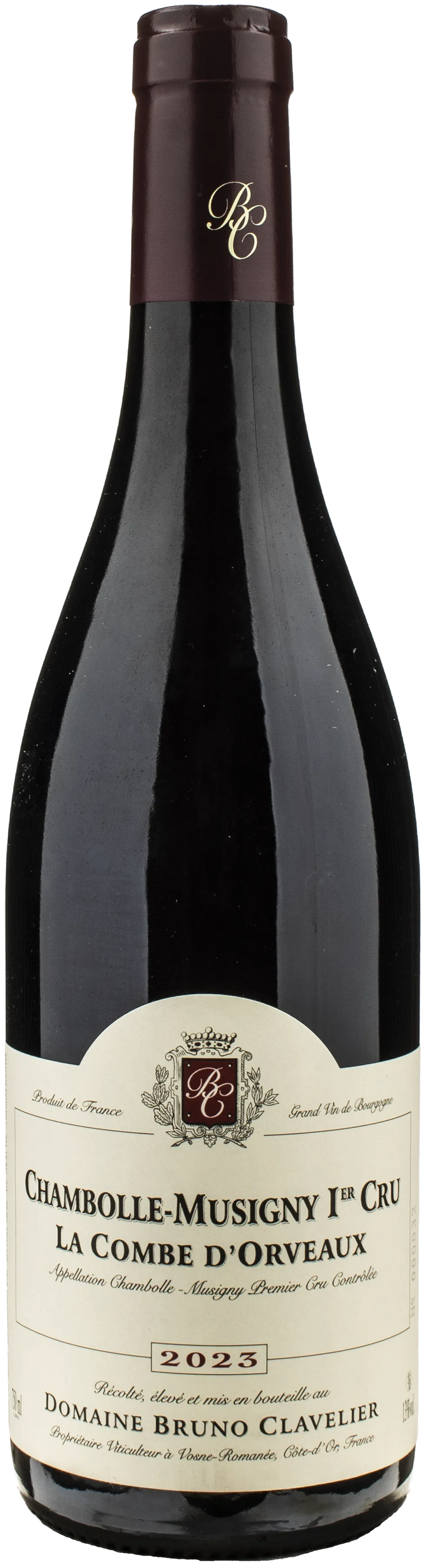 Bruno Clavelier Chambolle Musigny La Combe d'Orveaux 2023