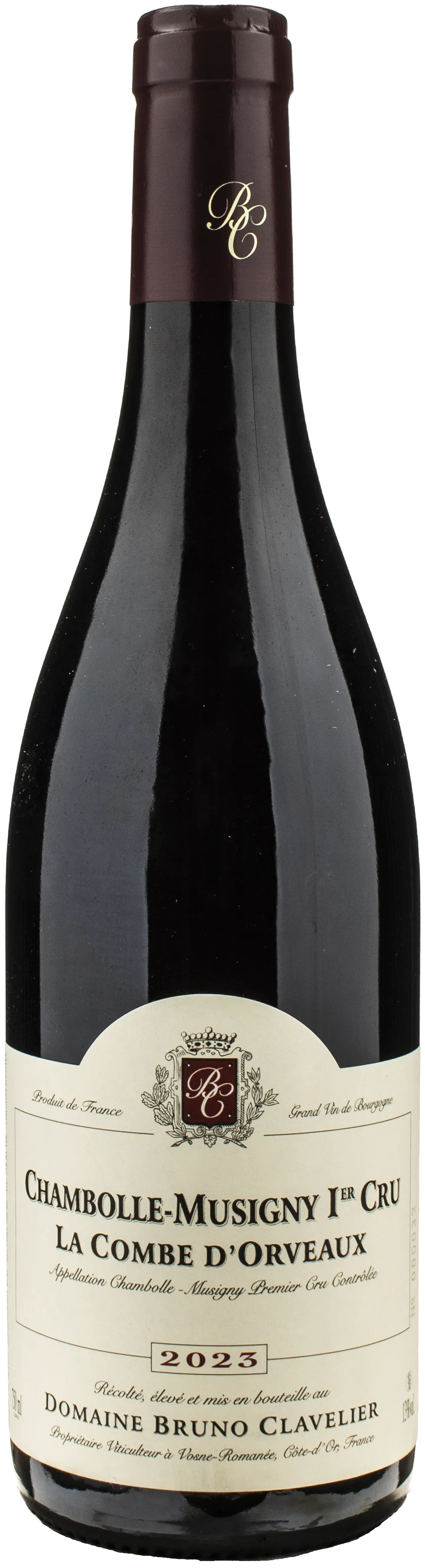 Bruno Clavelier Chambolle Musigny La Combe d'Orveaux 2023