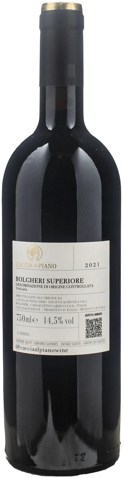 Caccia al Piano Bolgheri Superiore 2021
