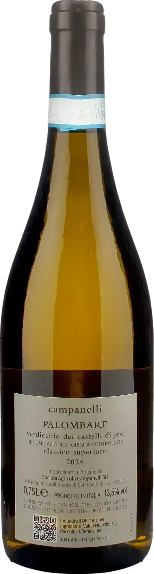 Campanelli Verdicchio dei Castelli di Jesi Classico Superiore Palombare 2024