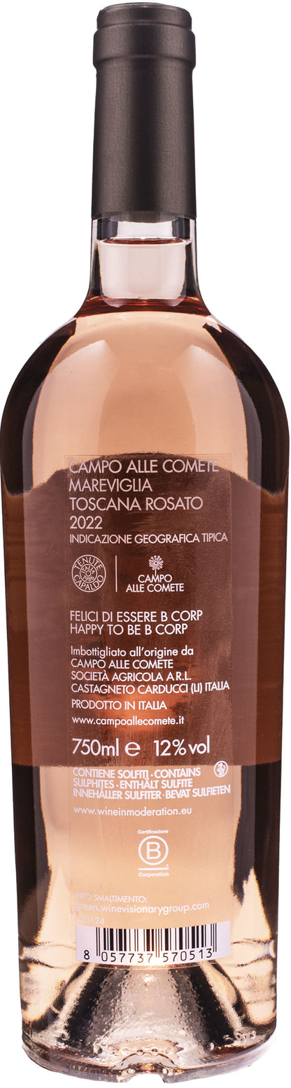 Campo Alle Comete Mareviglia Toscana Rosato 2022