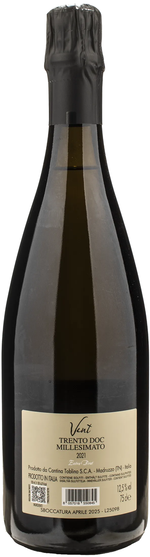 Cantina Toblino Trento Vent Extra Brut 2021