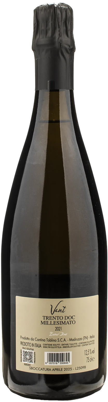 Cantina Toblino Trento Vent Extra Brut 2021