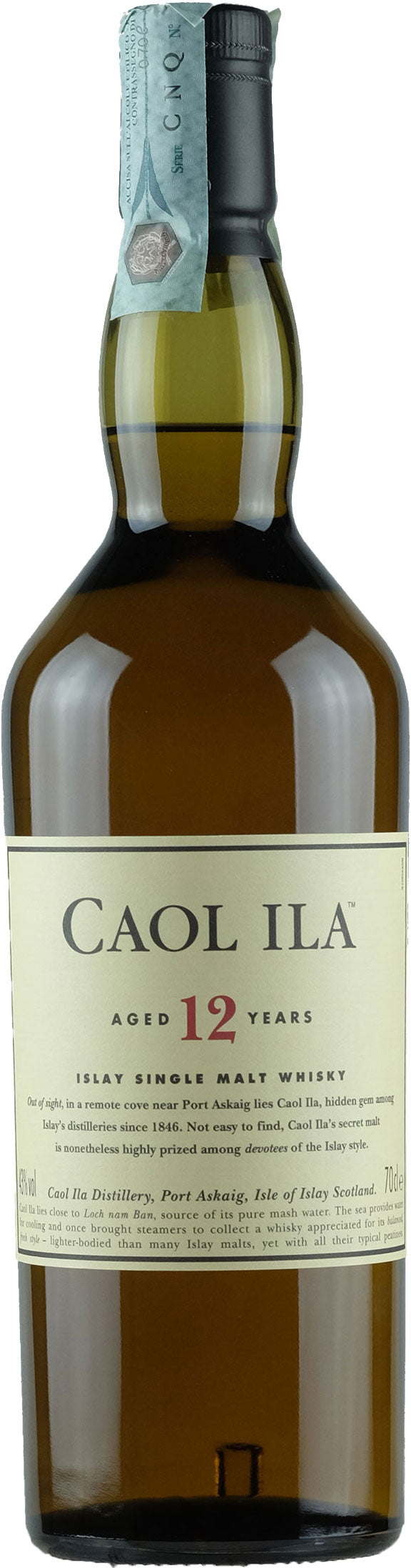 Caol Ila Islay Single Malt Whisky 12 Y.O. 0.7L
