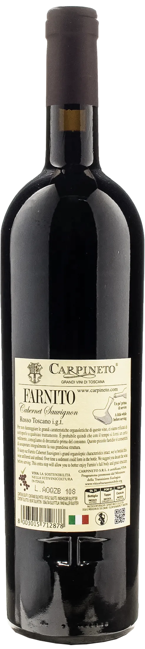Carpineto Farnito Cabernet Sauvignon 2018