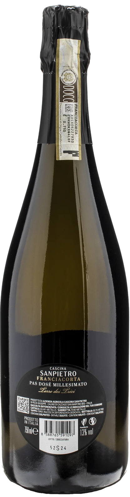Cascina San Pietro Franciacorta Pas Dose Cuvee Terre dei Trici 2019