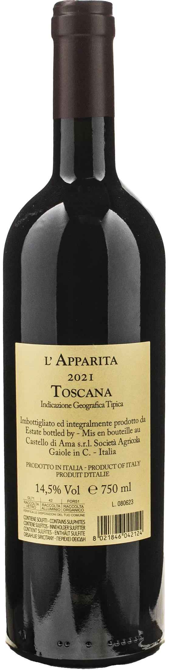 Castello di Ama l'Apparita 2021
