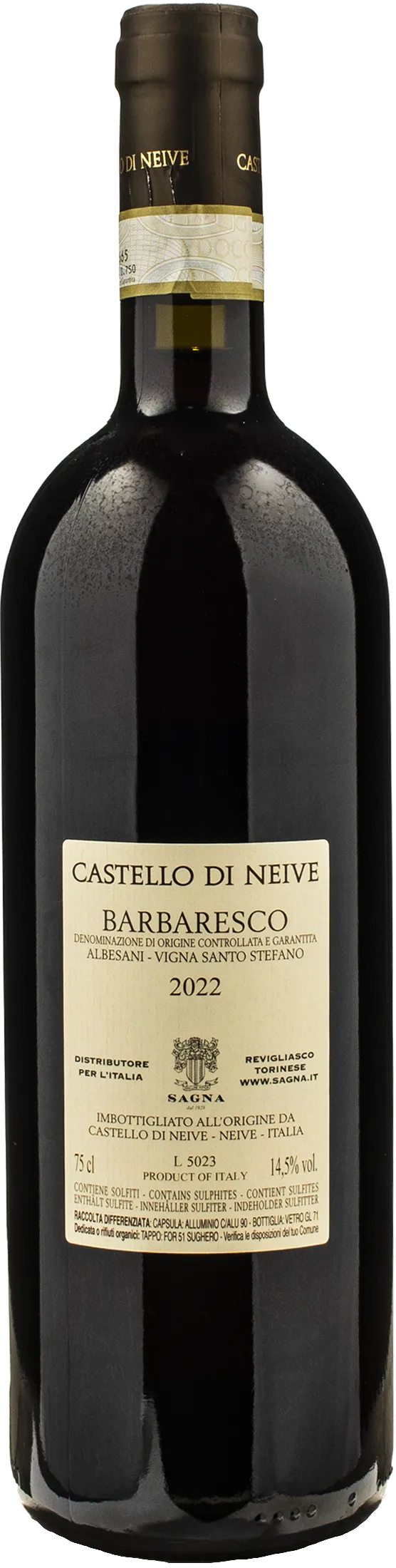 Castello di Neive Barbaresco Santo Stefano Albesani 2022