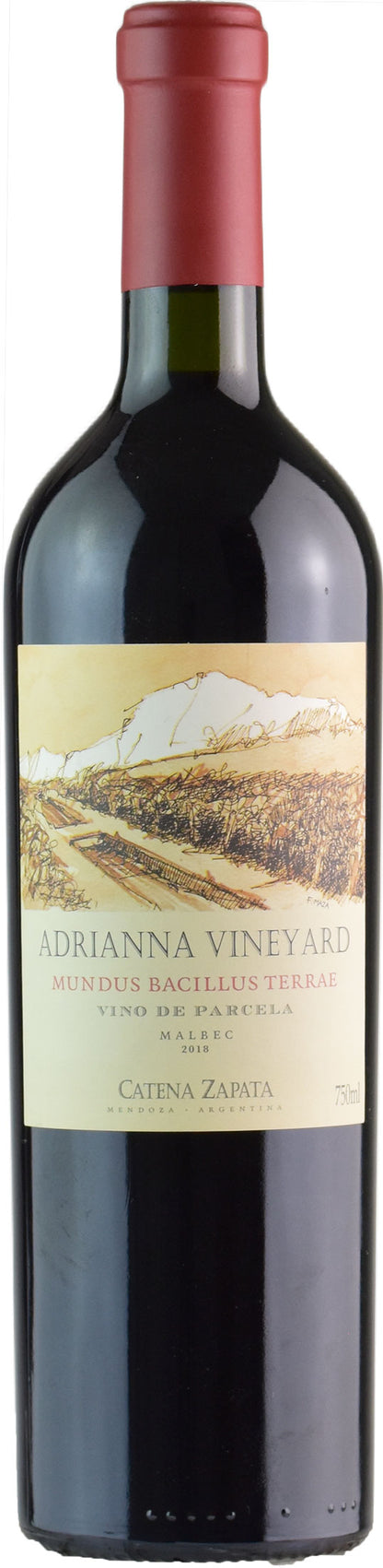Catena Zapata Adrianna Vineyard Mundus Bacillus Terrae Malbec 2018
