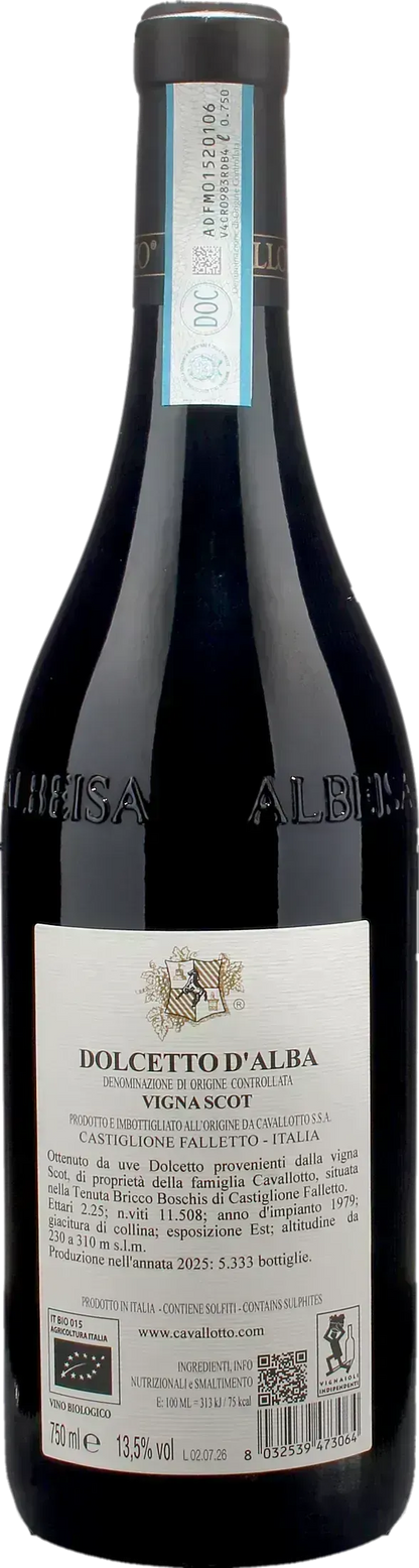 Cavallotto Dolcetto d'Alba Vigna Scot 2025