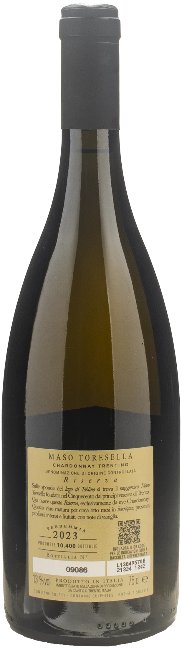 Cavit Maso Toresella Trentino Chardonnay Riserva 2023