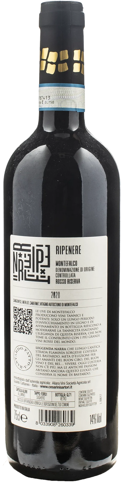 Cesarini Sartori Ripenere Montefalco Rosso Riserva 2020