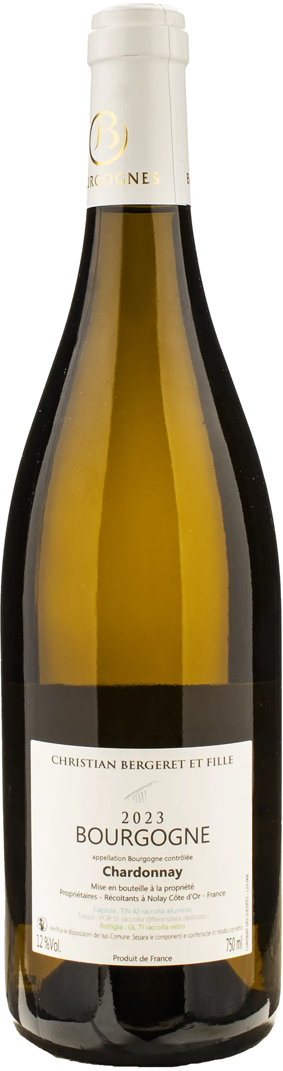 Christian Bergeret Bourgogne Chardonnay 2023