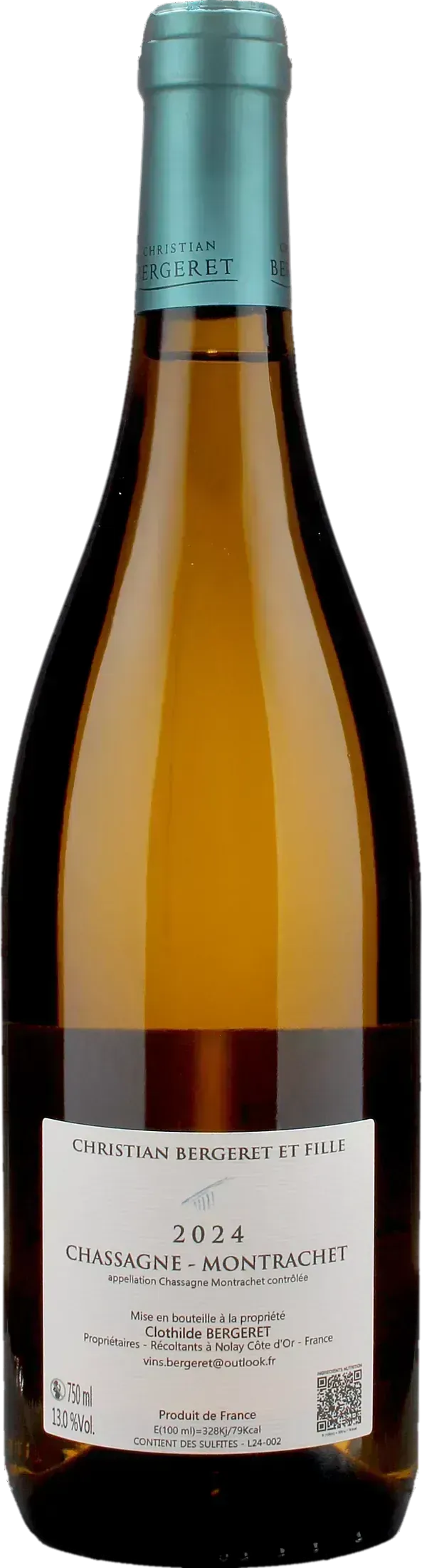 Christian Bergeret Chassagne Montrachet Blanc 2024