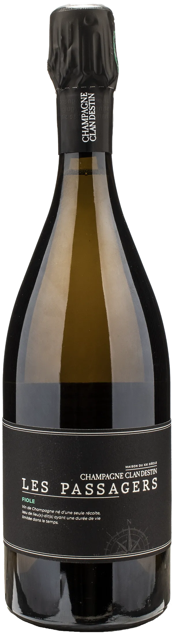 Clandestin Champagne Les Passagers Fiole Brut Nature 2022