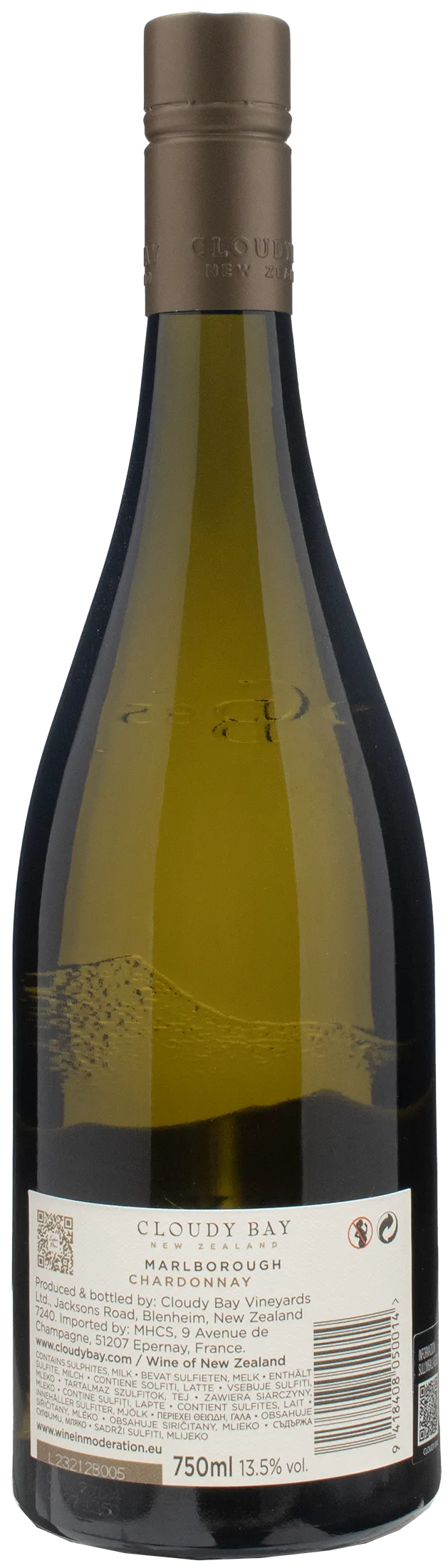 Cloudy Bay Marlborough Chardonnay 2022
