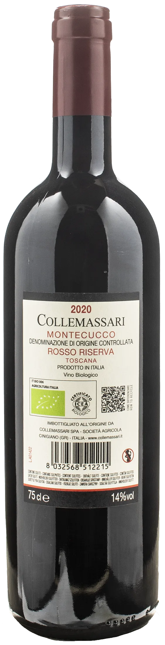 Collemassari Montecucco Riserva 2020