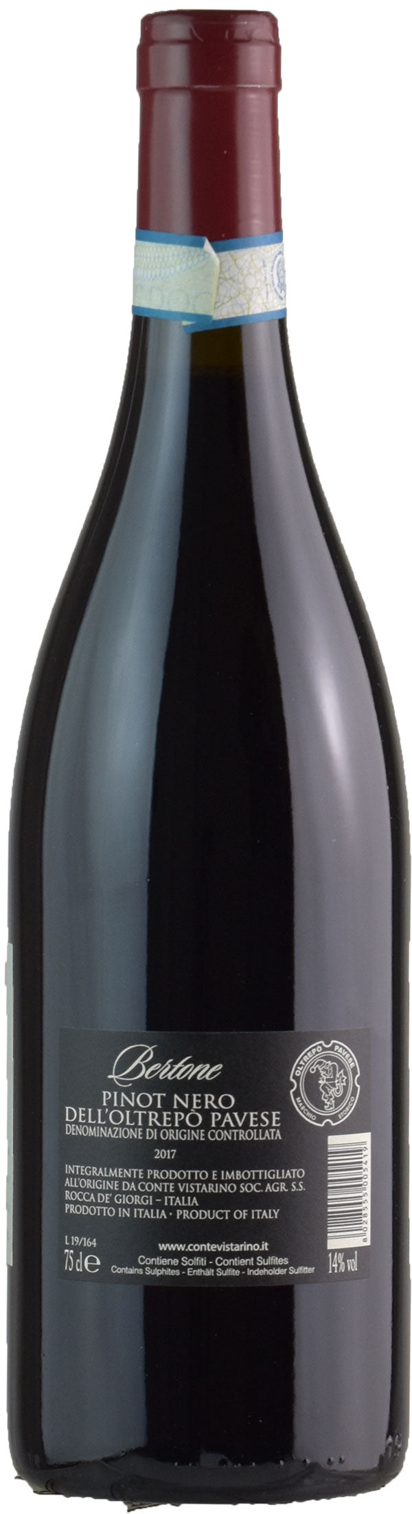 Conte Vistarino Bertone Pinot Nero 2017