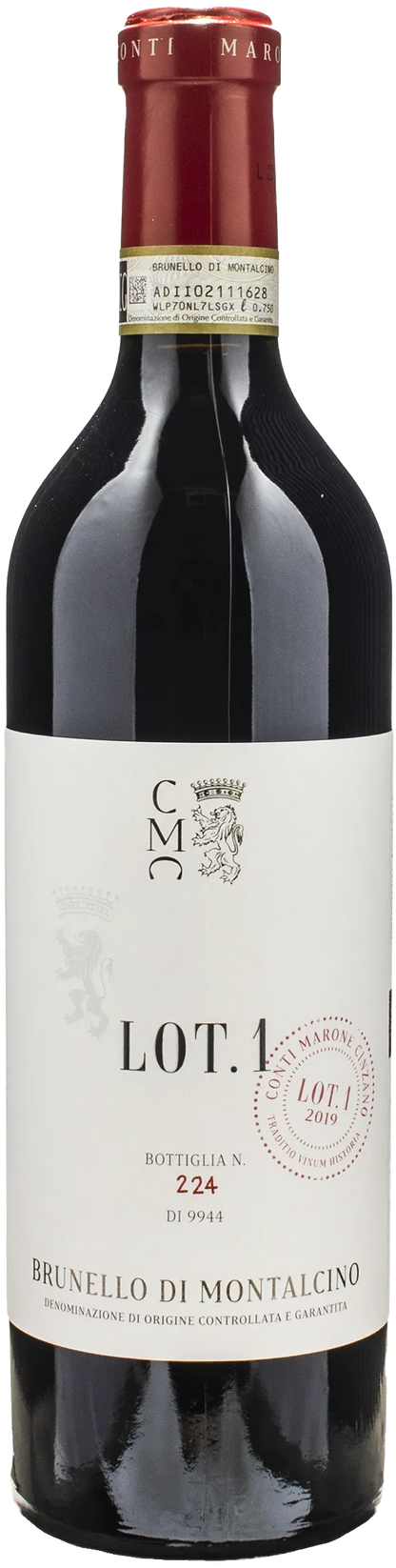 Conti Marone Cinzano Brunello di Montalcino LOT.1 2019