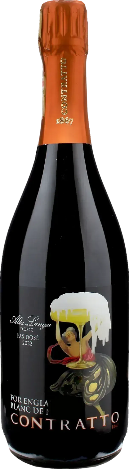 Contratto Alta Langa For England Blanc de Noir Pas Dose 2022