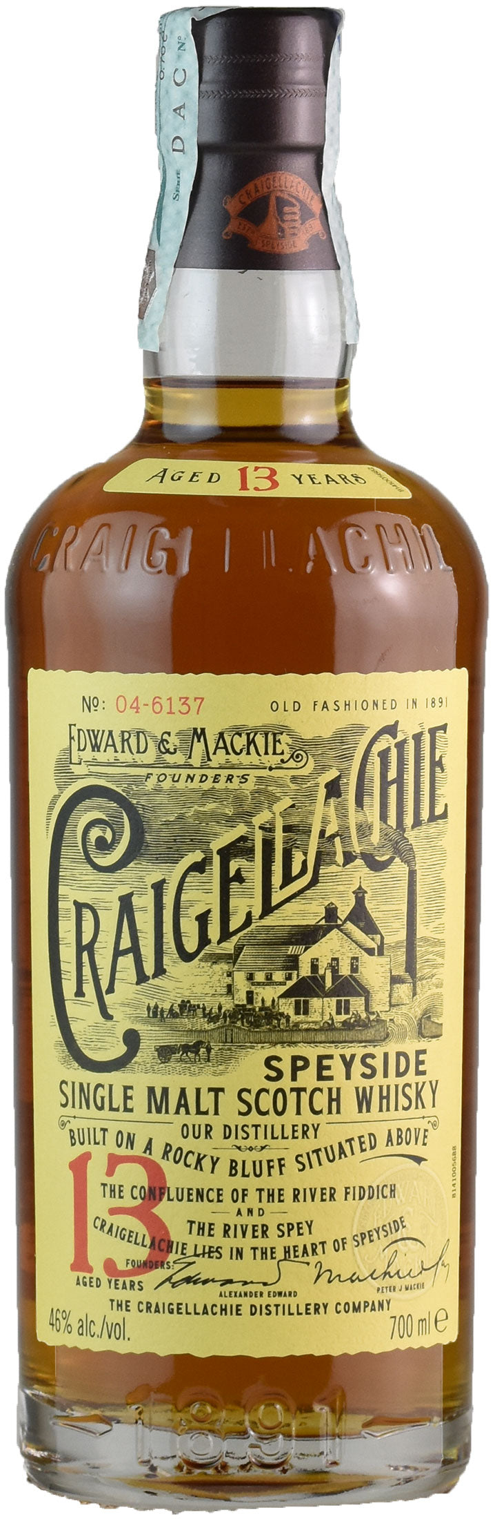 Craigellachie Single Malt Scotch Whisky 13 Y.O. 0.7L