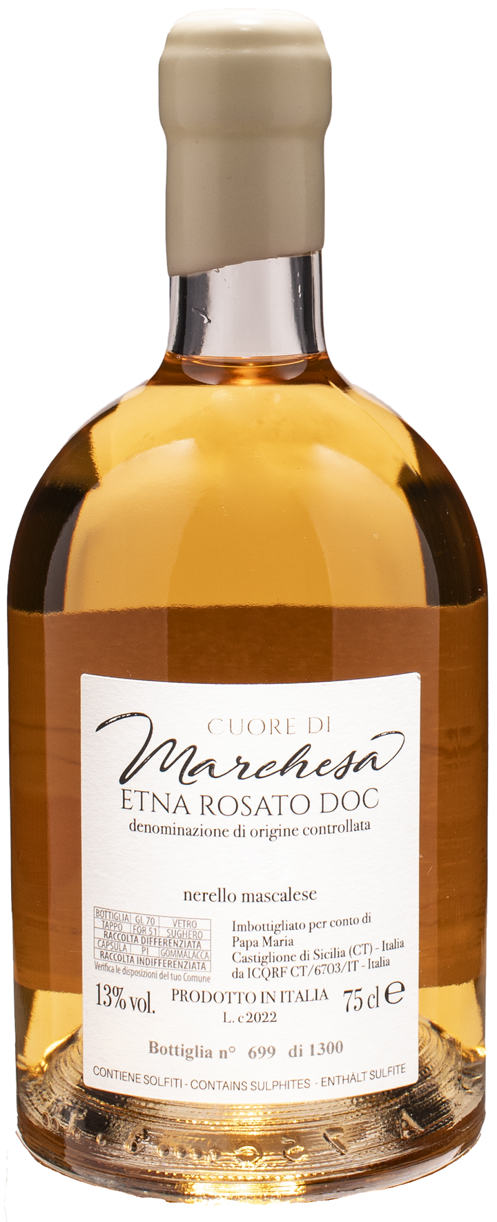 Cuore di Marchesa Etna Rosato 2022