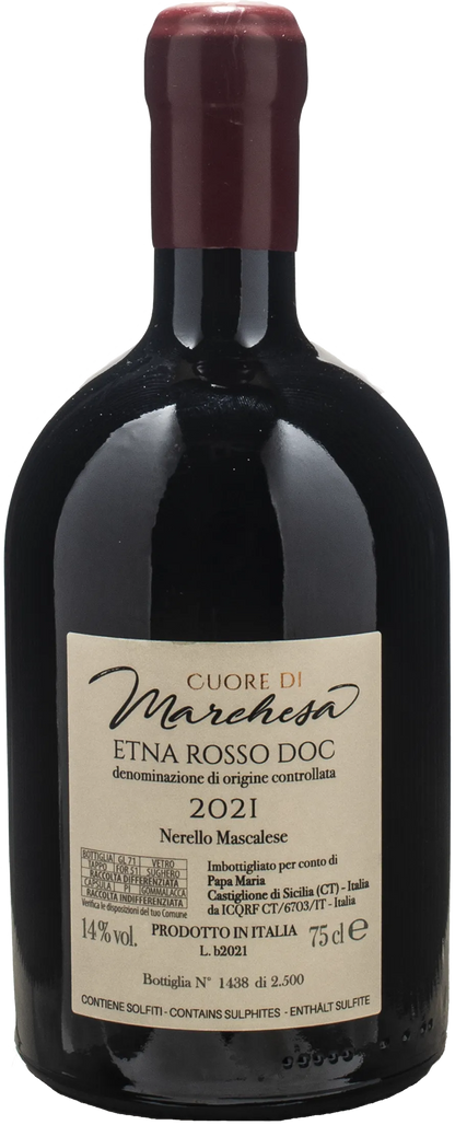 Cuore di Marchesa Etna Rosso 2021