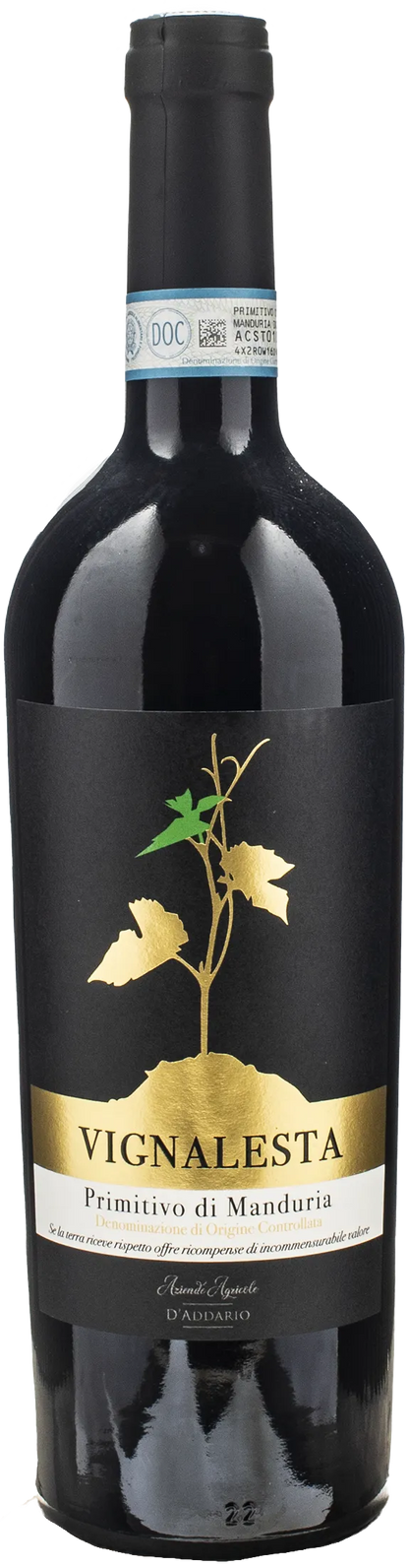 D'Addario Primitivo di Manduria Vignalesta 2022