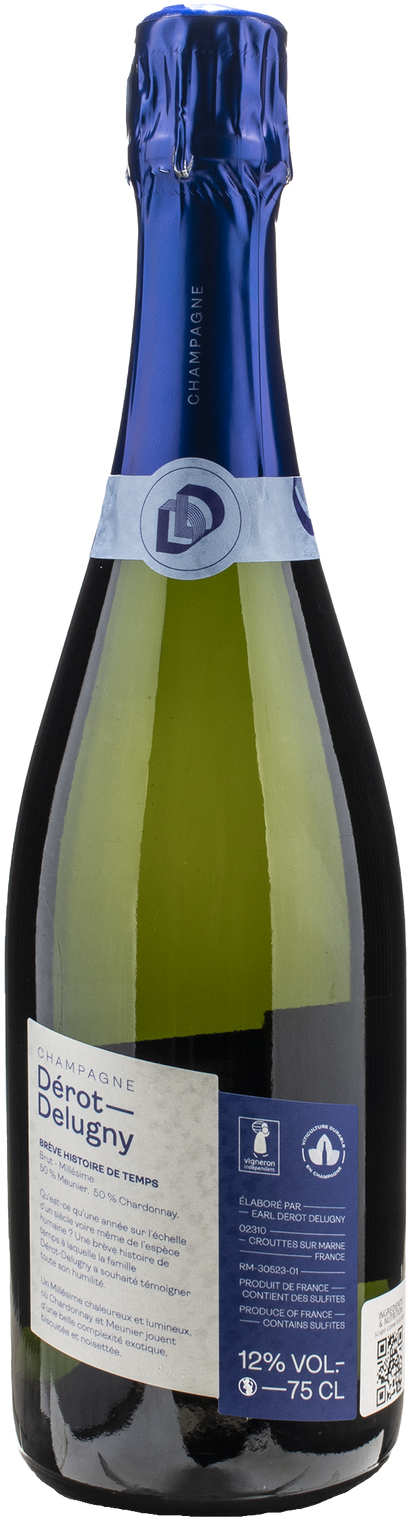 Derot Delugny Champagne Breve Histoire de Temps Brut 2016