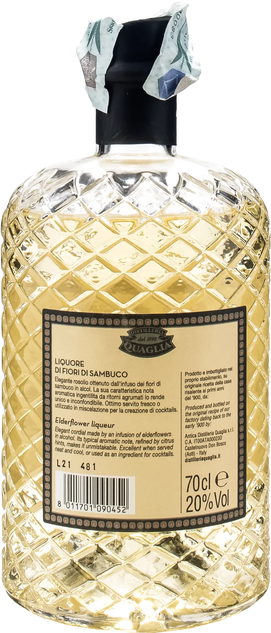Distelleria Quaglia Liquore ai Fiori di Sambuco 0.7L