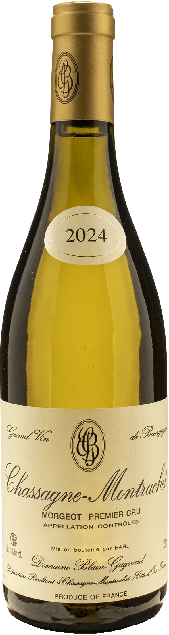 Domaine Blain Gagnard Chassagne Montrachet Blanc Morgeot 1er Cru 2024