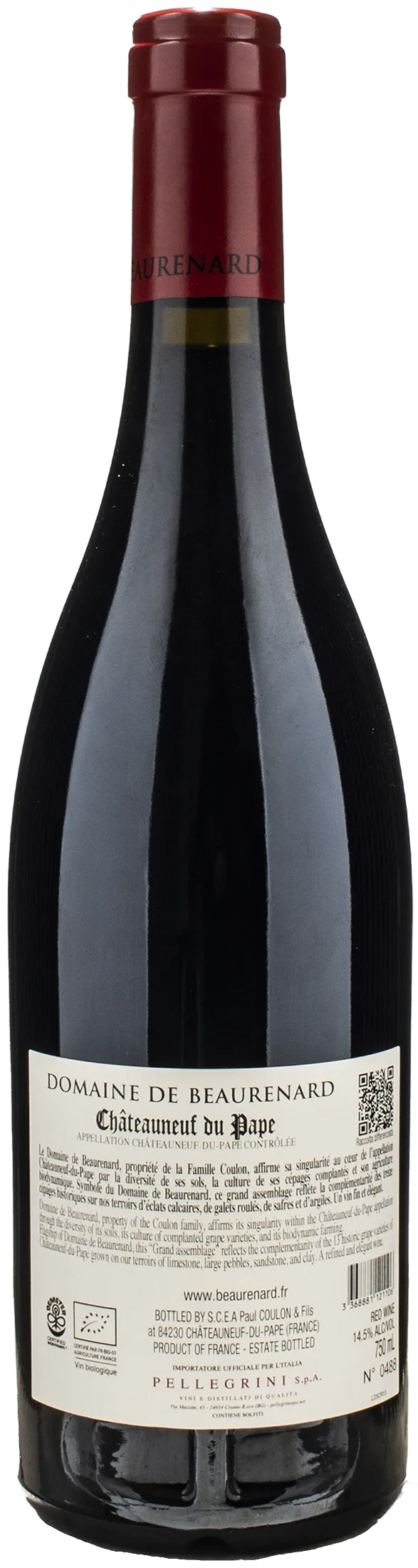 Domaine de Beaurenard Chateauneuf du Pape Rouge 2021