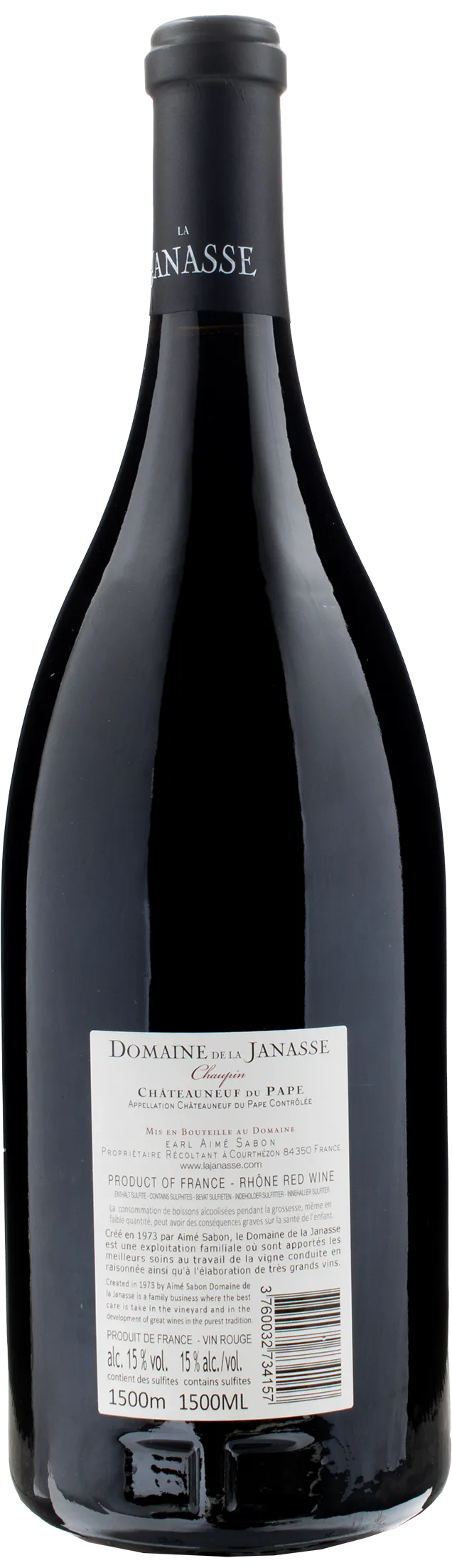Domaine de La Janasse Chateauneuf du Pape Chaupin Rouge Magnum 2021