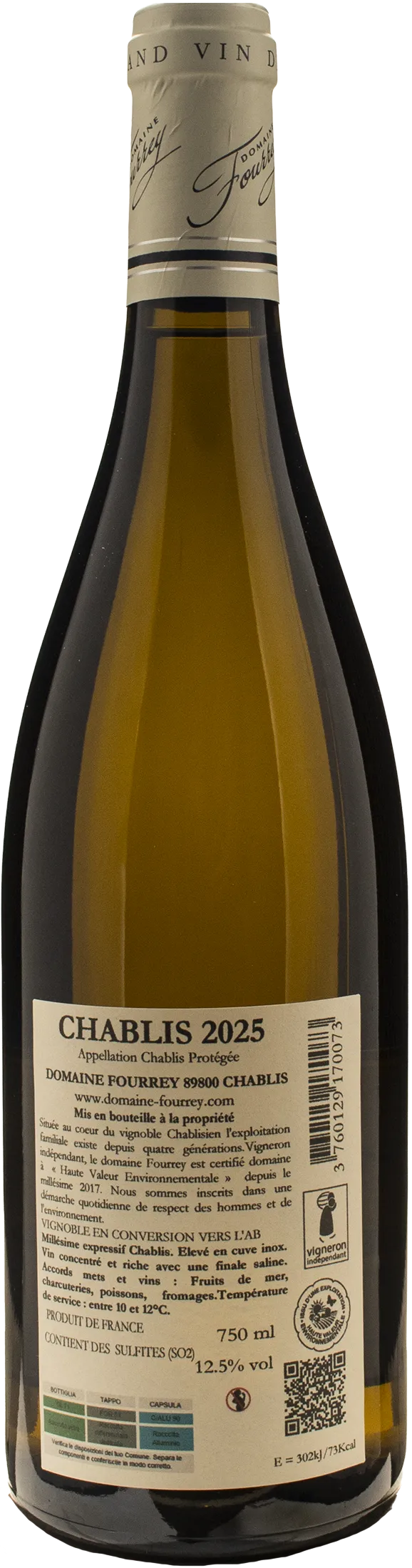 Domaine Fourrey Chablis 2025
