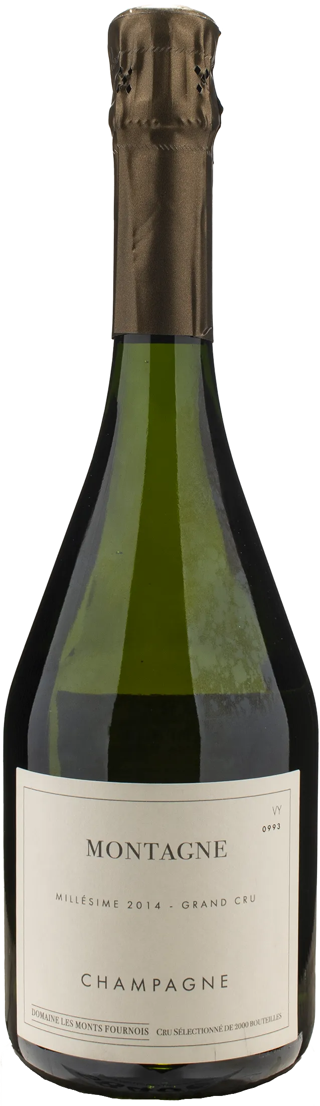 Domaine Les Monts Fournois Champagne Grand Cru Montagne Verzy Extra Brut 2014
