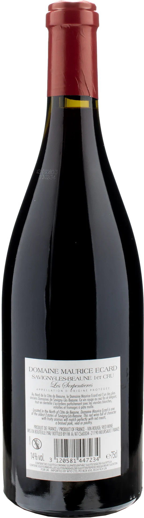Domaine Maurice Ecard Savigny Les Beaune 1er Cru Les Serpentieres 2020