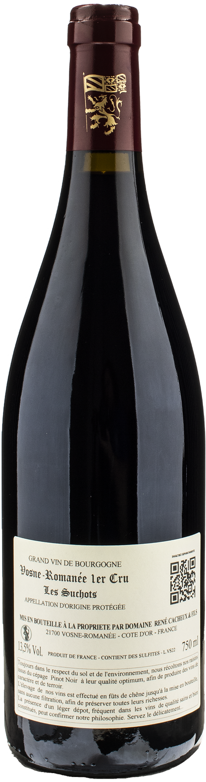 Domaine Rene Cacheux Vosne Romanee 1er Cru Les Suchots 2022