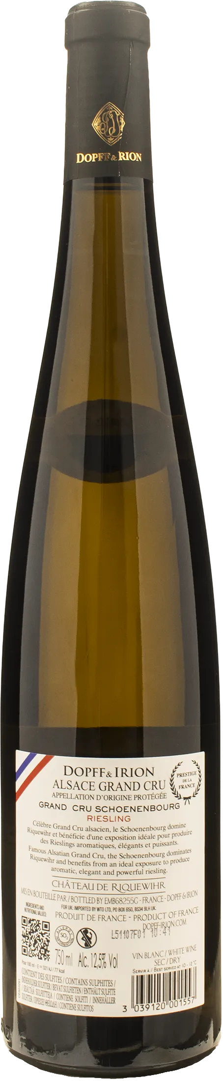 Dopff & Irion Chateau Riquewihr Riesling d'Alsace Grand Cru Schoenenbourg 2023