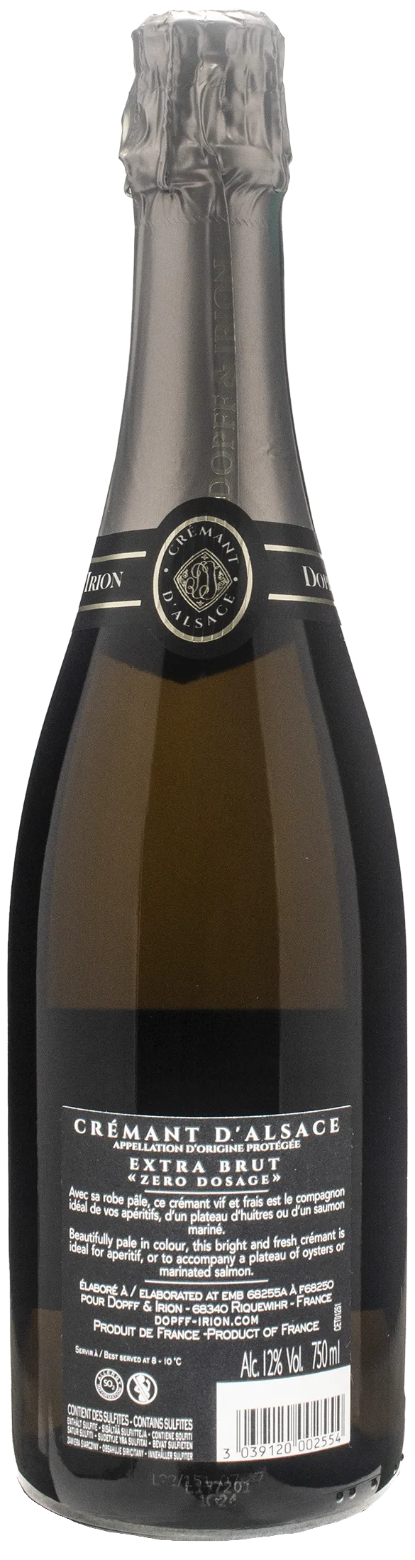 Dopff & Irion Cremant d'Alsace Extra Brut Zero Dosage