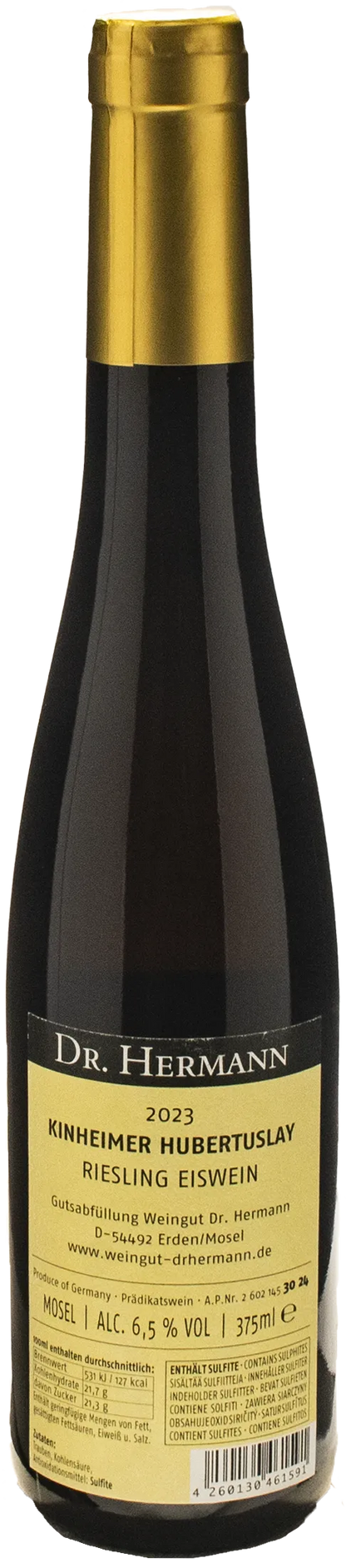 Dr. Hermann Kinheimer Hubertuslay Eiswein Goldkaspel 0.375L 2023