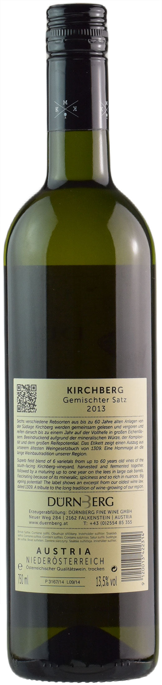 Durnberg Gemischter Satz Kirchberg 2013