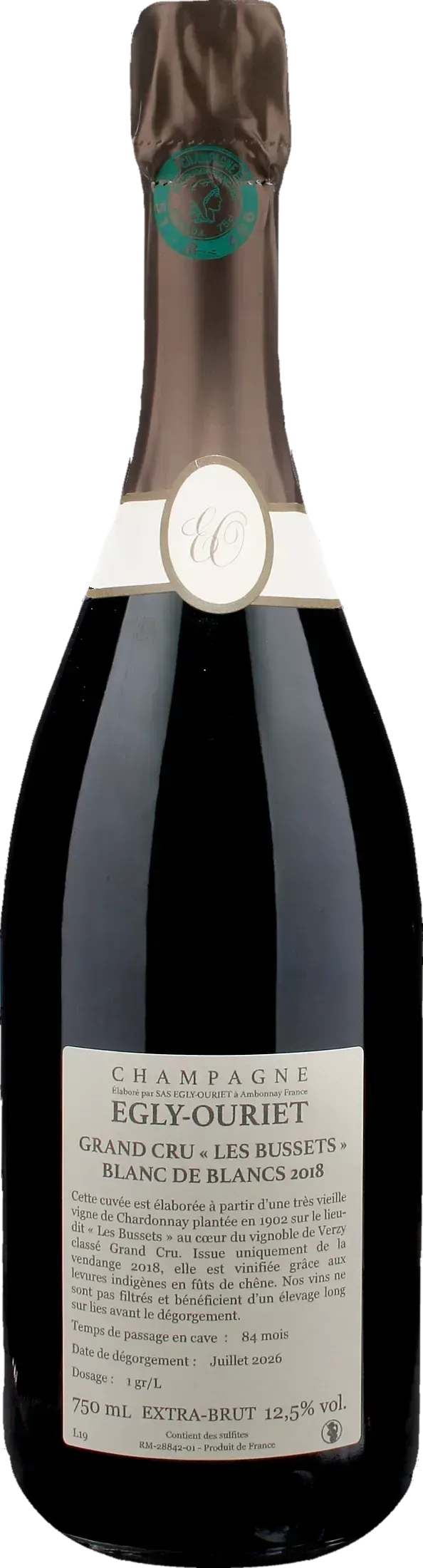 Egly-Ouriet Champagne Les Bussets Grand Cru Blanc de Blancs Extra Brut