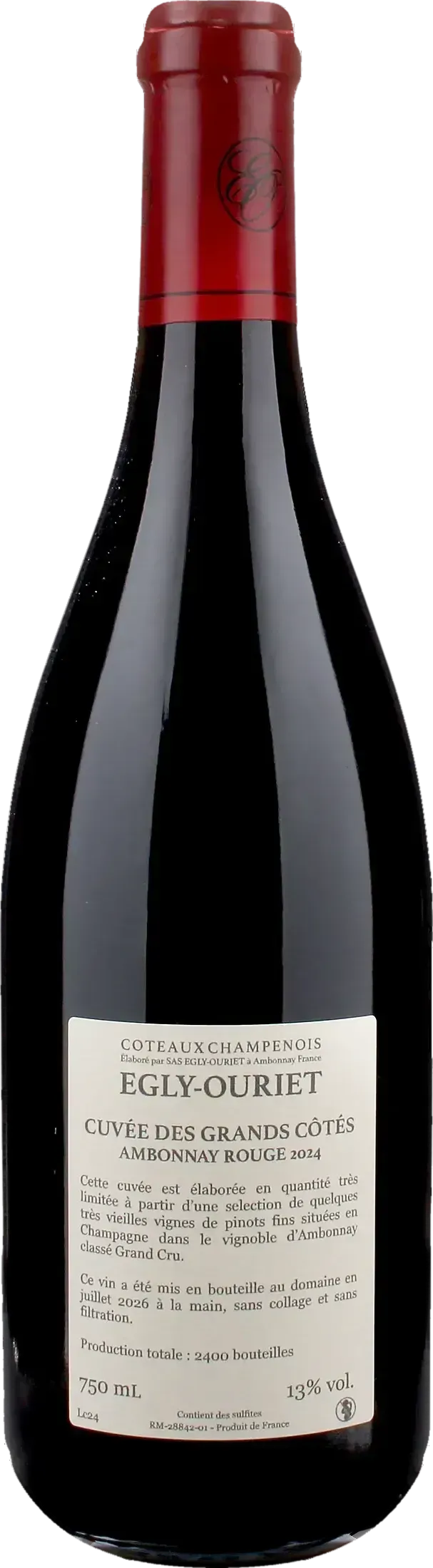 Egly Ouriet Coteaux Champenois Ambonnay Rouge Cuvee des Grands Cotes 2024