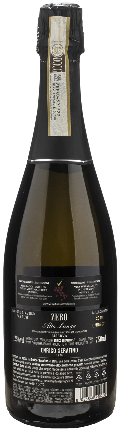 Enrico Serafino Alta Langa Riserva Pas Dose Sboccatura Tardiva 2019