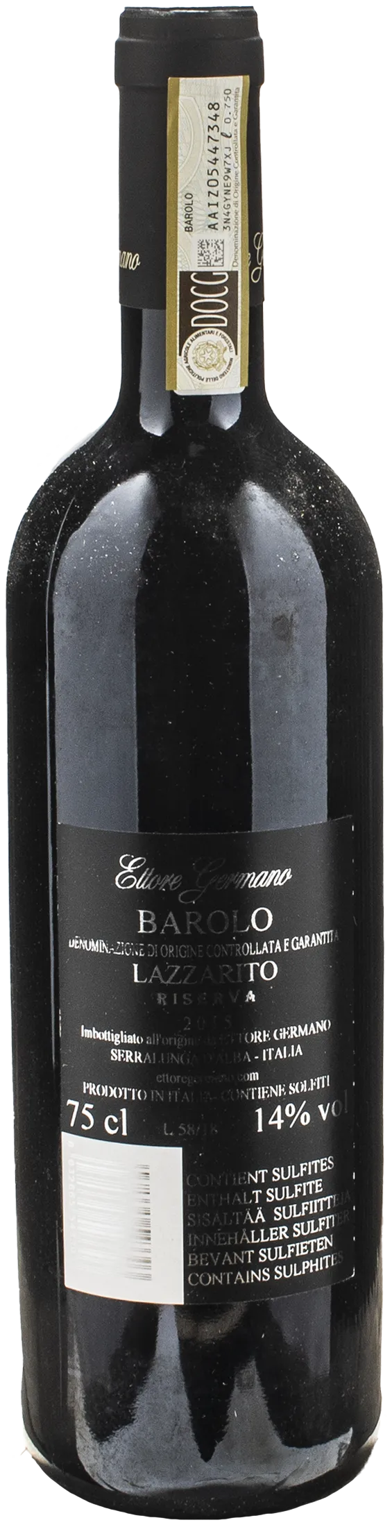 Ettore Germano Barolo Lazzarito Riserva 2015
