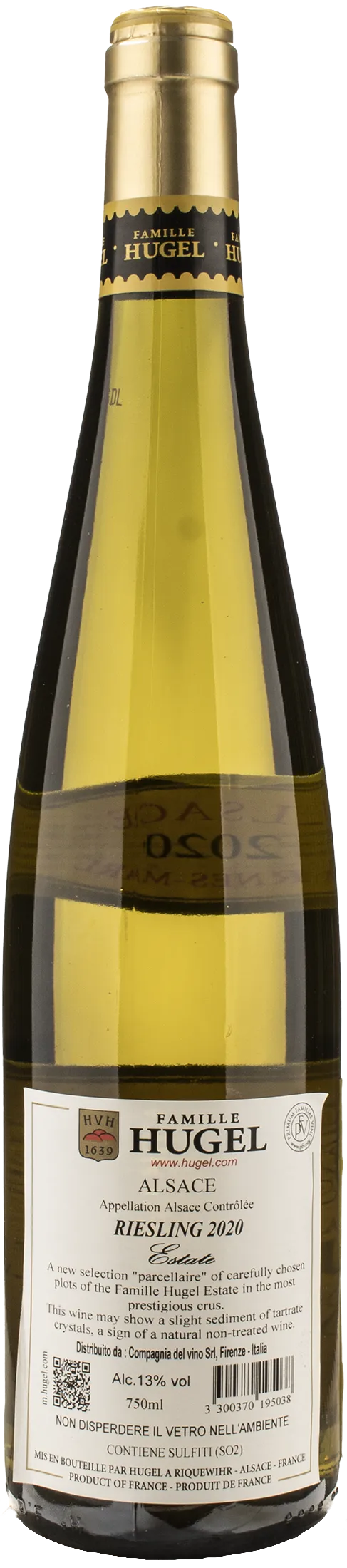Famille Hugel Alsace Riesling Estate 2020