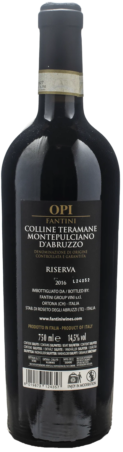 Fantini Montepulciano Abruzzo Opi Riserva 2016