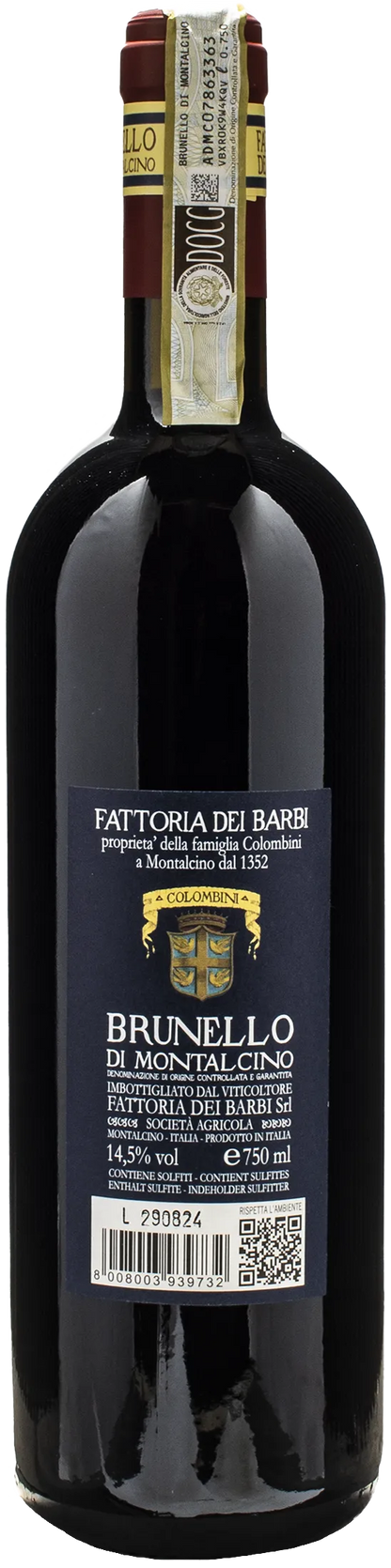 Fattoria dei Barbi Brunello Montalcino Colombini 2020